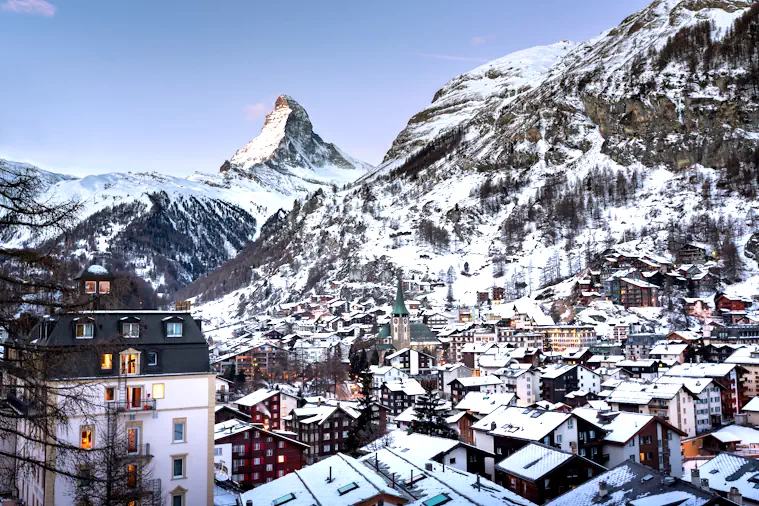 Zermatt och bermda Matterhorn